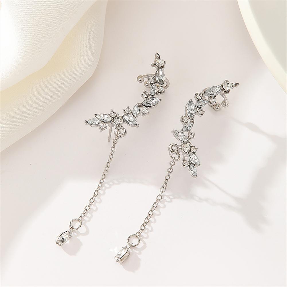 Cluster Stud Ear - Orecchini Pendenti Lunghi con Nappe, Orecchini