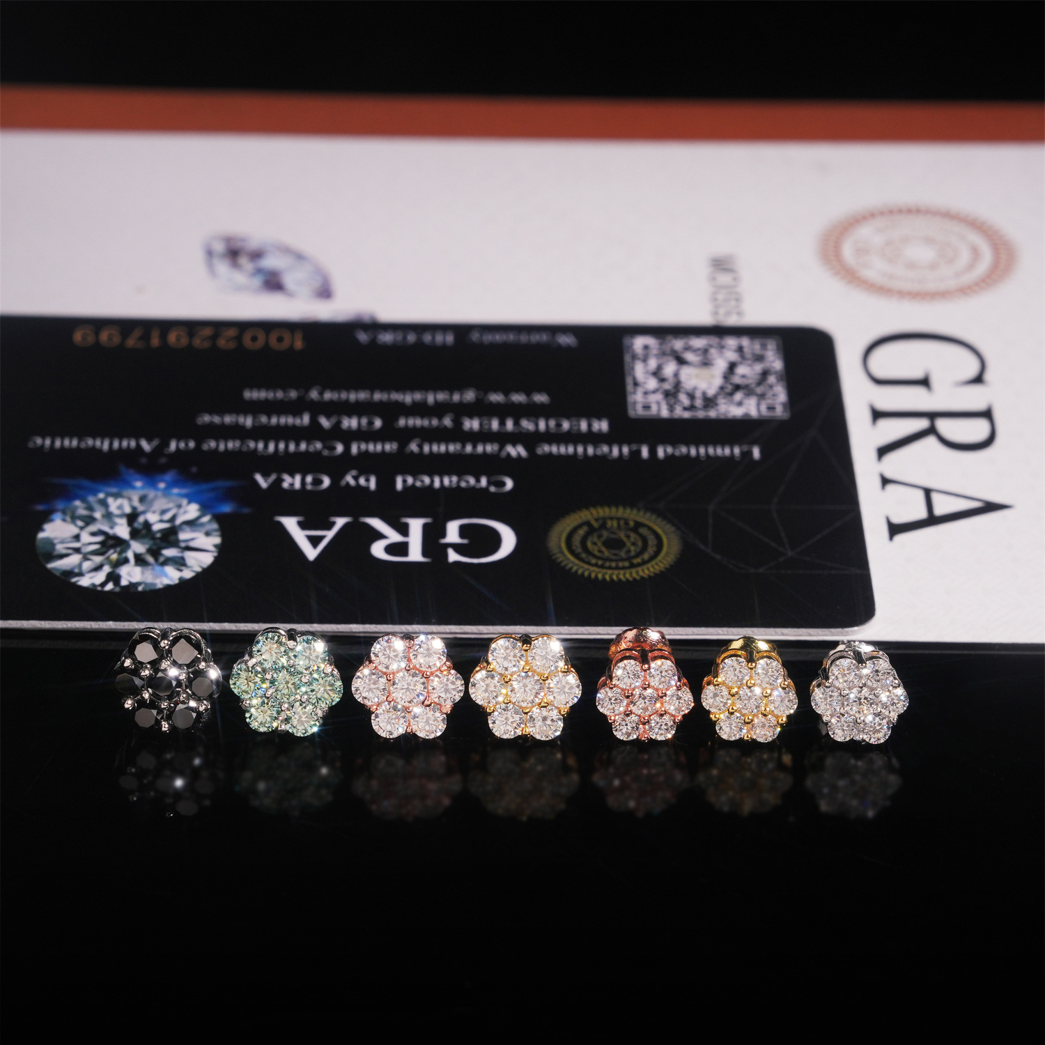 Cluster Stud Ear - Orecchini a Perno a Forma di