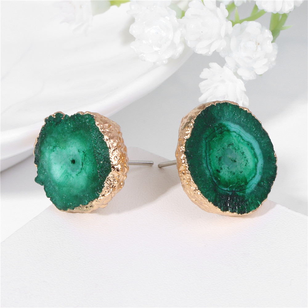 Orecchini irregolari Druzy Geo - Cluster Stud Ear recensione e prezzo