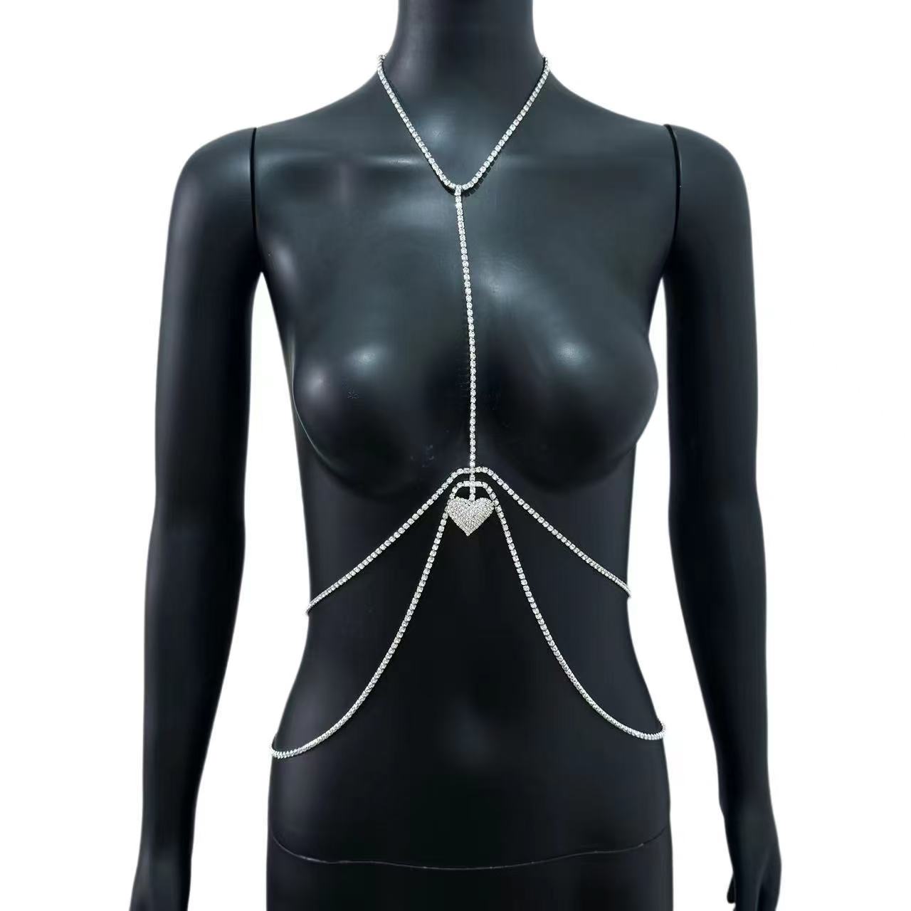 Catena da vita con strass a fo - Body Jewelry High End recensione e prezzo