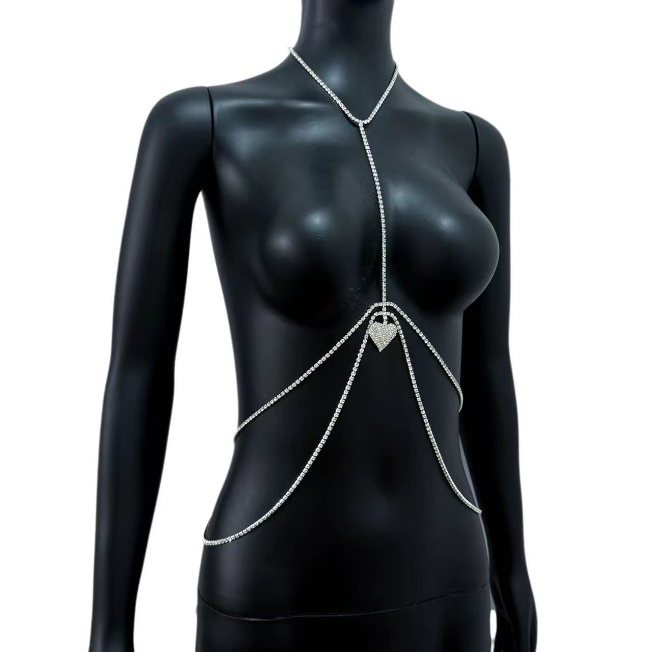 Catena da vita con strass a fo - Body Jewelry High End recensione e prezzo