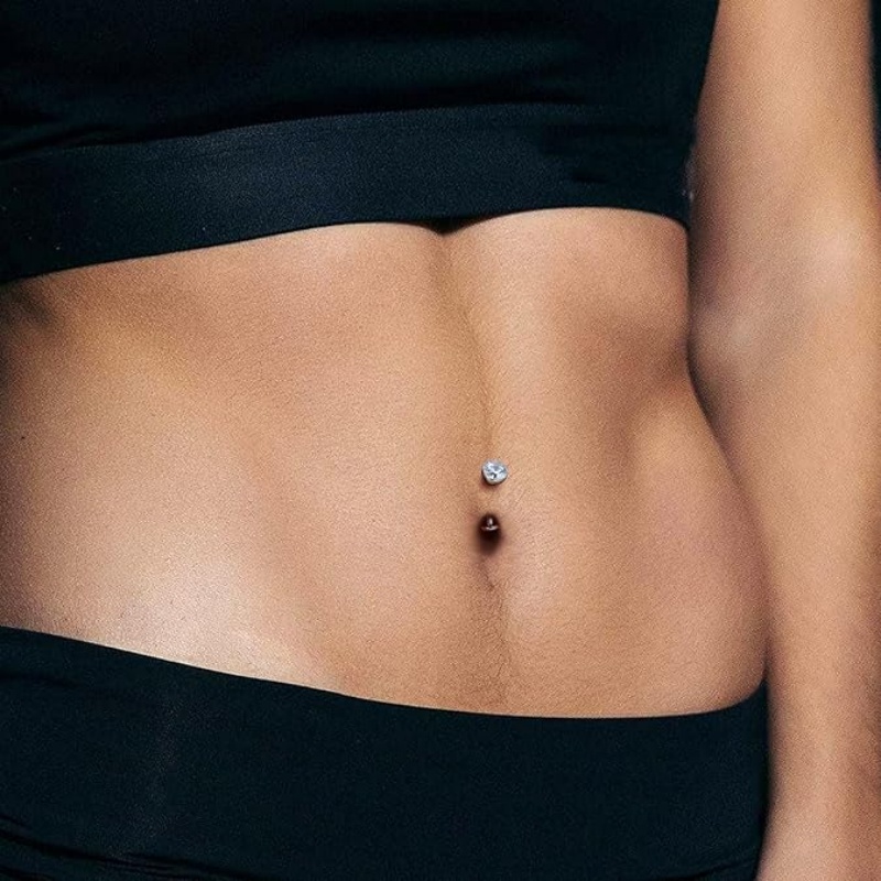 Piercing per ombelico curvo in - Body Jewelry Types recensione e prezzo