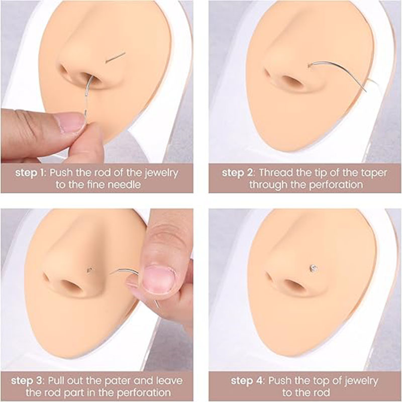 10 pezzi ASTM F136 aghi per pi - Body Jewelry Types recensione e prezzo