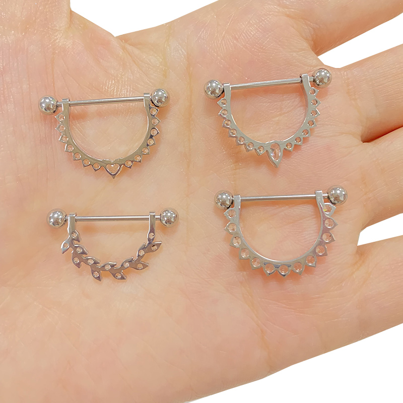 ASTM F136 Titanio PIERC CZ Pav - Body Jewelry Types recensione e prezzo