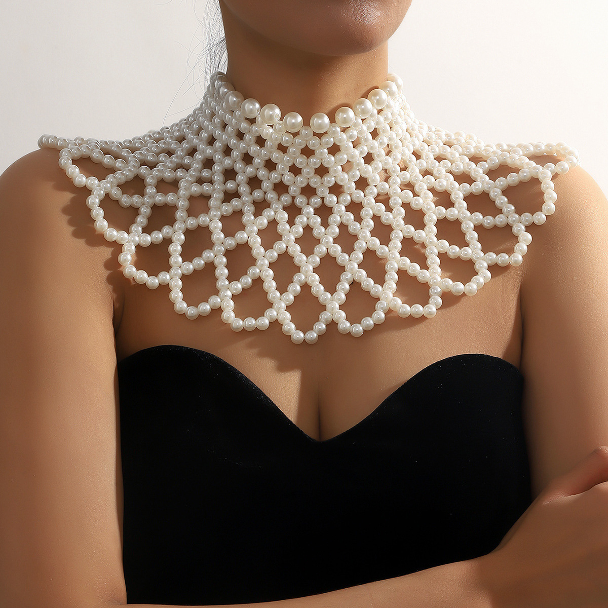 Catena per il corpo con perle, - Body Jewelry Types recensione e prezzo