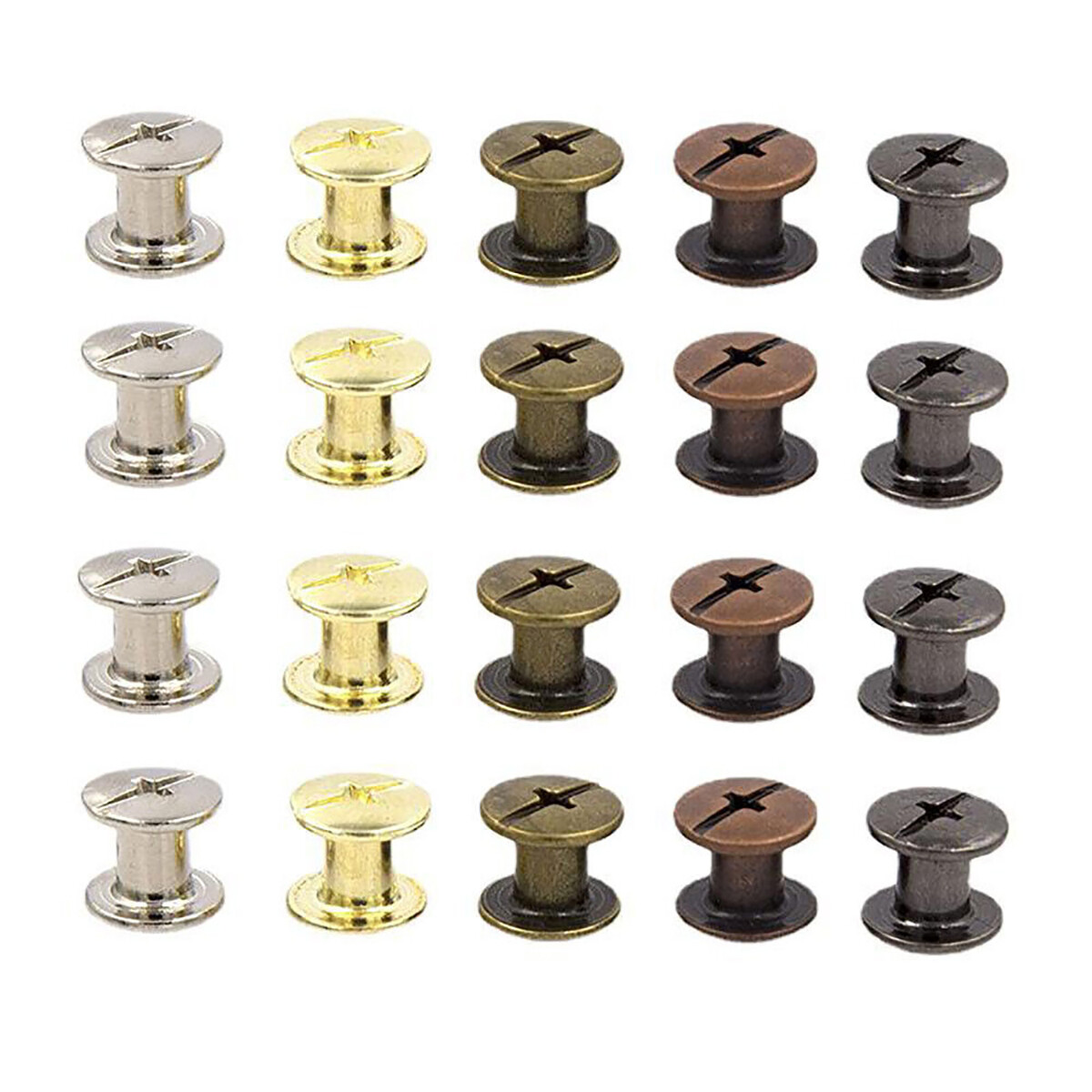 100 set M4 M5 viti Chicago bul - Body Jewelry Chicago recensione e prezzo
