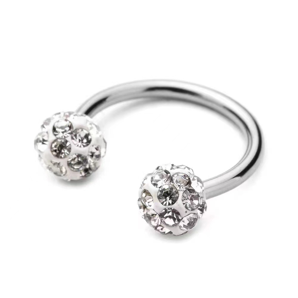 Anello per labbra a spirale co - Body Jewelry Types recensione e prezzo