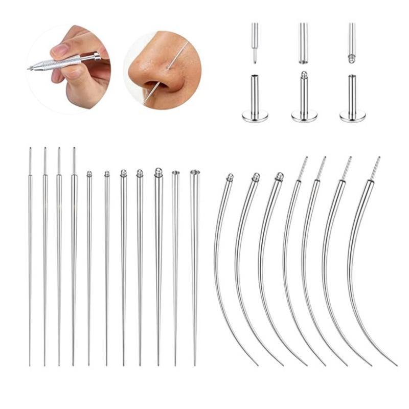 Set di 10 Aghi per Inserimento - Body Jewelry Types recensione e prezzo